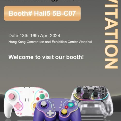 2024 HK Electronics Spring FairBooth# Hall5 5B-C07