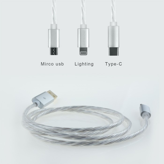 Lightning LED Glowing Charing Sync Cable for Gaming & Apple IS-01L - 副本
