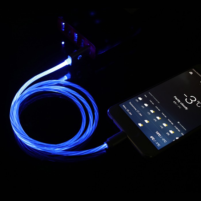 Micro USB Luminous Charing Sync Cable for Gaming & Phone IS-01M