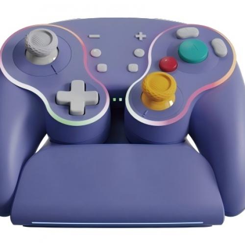 Retro Bluetooth Switch2 Controller With Dock