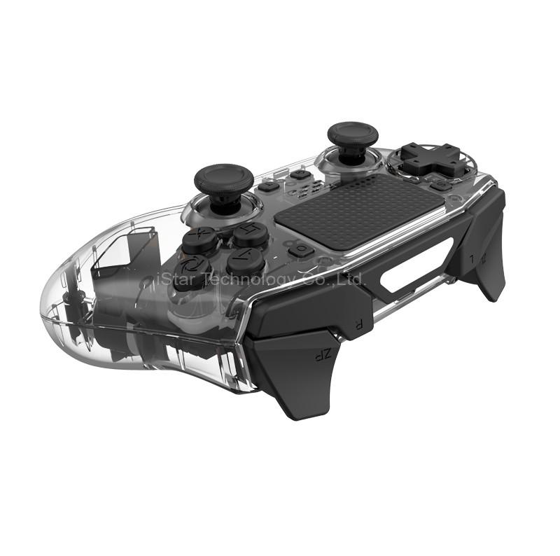 PS4 Dual Shock transparent Controller with RGB LED YP01-2