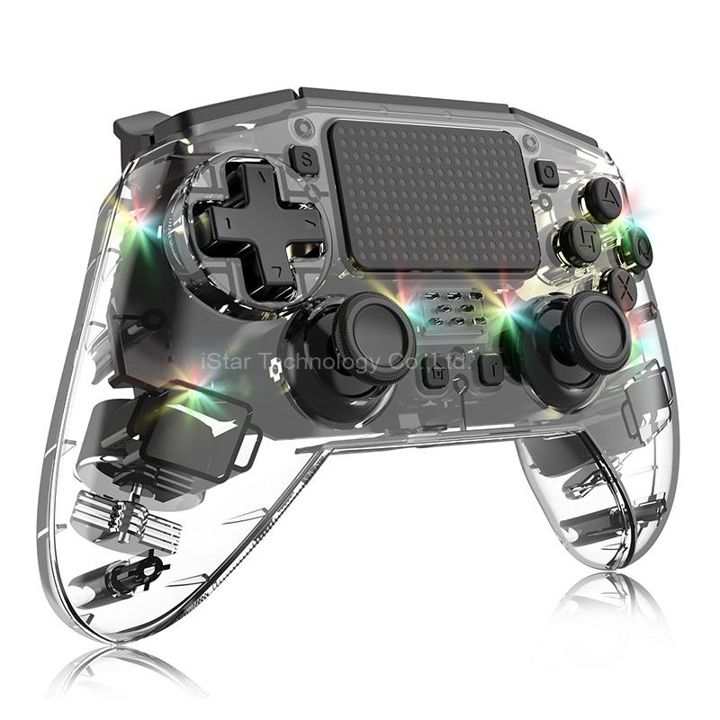 PS4 Dual Shock transparent Controller with RGB LED YP01-2